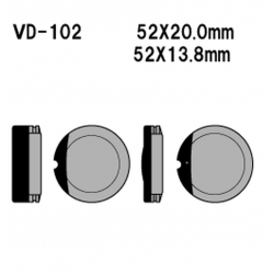 Vesrah, brzdové desky KH13 Honda CB 360/550/750