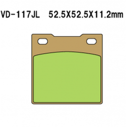 Vesrah, brzdové desky KH45 Sintered (zlaté)