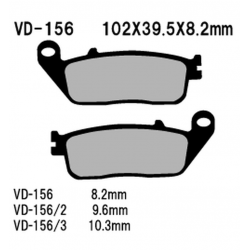 Vesrah, brzdové desky KH142/196 Sintered (zlaté)