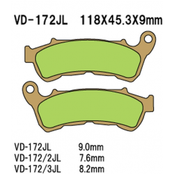Vesrah, brzdové desky KH388 Sintered (zlaté)