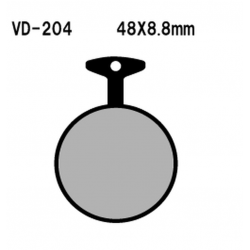 Vesrah, brzdové desky KH11 Yamaha XS650 72-76, XS500 73-75