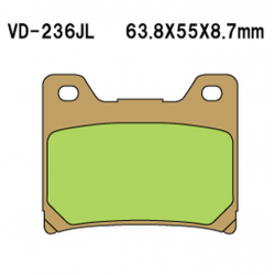 Vesrah, brzdové desky KH88 Sintered (zlaté)