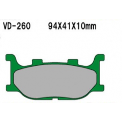 Vesrah, brzdové desky KH199 Sintered (zlaté)