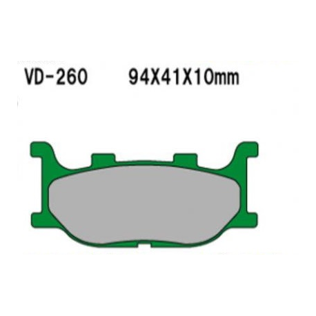 Vesrah, brzdové desky KH199 Sintered (zlaté)