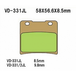 Vesrah, brzdové desky KH103 Sintered (zlaté) Suzuki VS 600/750/800/1400