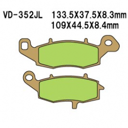 Vesrah, brzdové desky KH229 Sintered (zlaté)