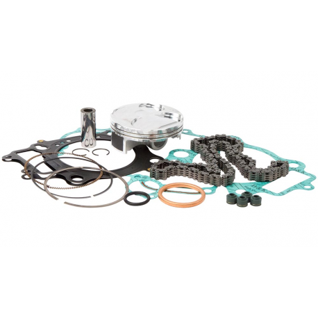Vertex, opravná sada horní části motoru, Yamaha YZF 250 (YZ250F) 16-18 ( píst 24109C, těsnění Top-End, rozvodový řetěz )