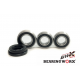 Bearing Worx, sada ložisek a gufer zadního kola, GAS GAS EC 125/200 2T 03-11, EC 250/300 03-14, EC 250 4T 10-12 (25-1458) WBK