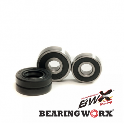 Bearing Worx, sada ložisek a gufer předního kola, Kawasaki KX 65 '00-'15, KX 80/85 '98-'15, Suzuki RM 60/65 '03-'05 (25-118