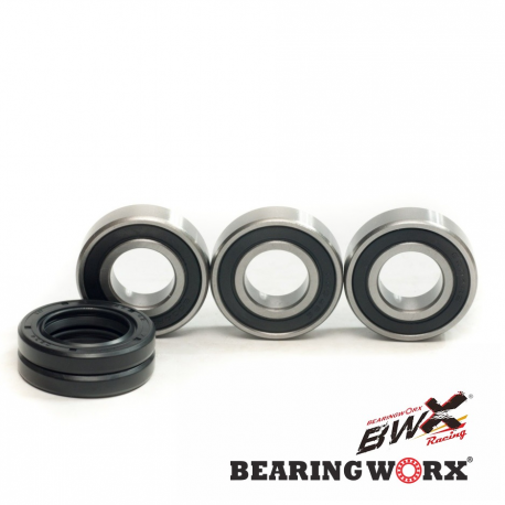 Bearing Worx, sada ložisek a gufer předního kola, Kawasaki VN 900 '06-'14, zadního kola Suzuki RM 125 '92-'94, RM 250 '92-'95 (2
