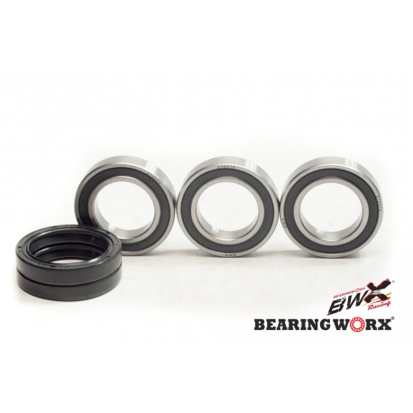 Bearing Worx, sada ložisek a gufer zadního kola, zadního kola Kawasaki, KTM, Suzuki, Yamaha (25-1406 25-1591) WBK50010 WBK60013