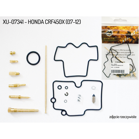 Nachman, opravná sada karburátoru, Honda CRF 450X '07-'12 (PSYCHIC)(26-1473)