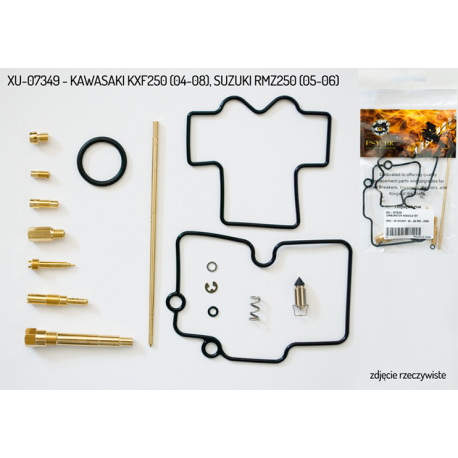 Nachman, opravná sada karburátoru, Kawasaki KXF 250 '04-'08, Suzuki RMZ 250 '05-'06 (PSYCHIC)(26-1455)