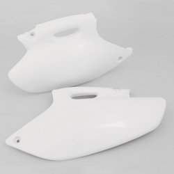 UFO, podsedlové tabulky, Yamaha YZF, WRF 250/400/426 '98-'02 bílá barva