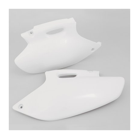 UFO, podsedlové tabulky, Yamaha YZF, WRF 250/400/426 '98-'02 bílá barva