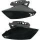 UFO, podsedlové tabulky, Yamaha YZF 250 '10-'12 černá barva