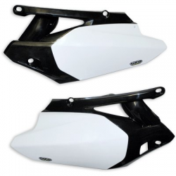 UFO, podsedlové tabulky, Yamaha YZF 450 '10-'13 bílá barva