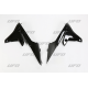 UFO, kryty chladičů, Yamaha YZF 250 '14-'18, YZF 450 '14-'17, WRF 250 '15-'19, WRF 450 '16-'18, černá barva
