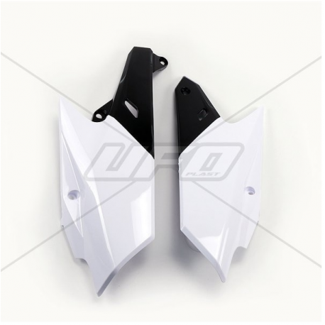 UFO, podsedlové tabulky, Yamaha YZF 250 '14-18 YZF 450 '14-17, WRF 250 '15-19, WRF 450 '16-18 bílá barva YA04839999