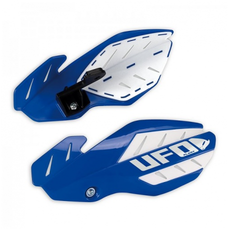 UFO, chrániče páček, FLAME Yamaha YZ 125/250 '14-'17, barva modrá/bílá (s montážní sadou)