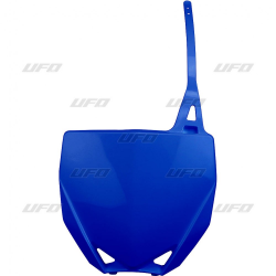 UFO, přední číslová tabulka, Yamaha YZ 65 '19 modrá barva