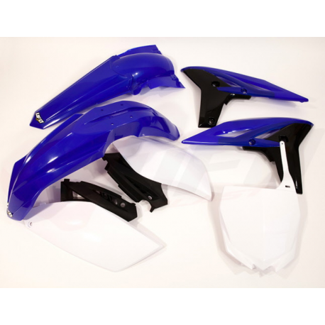 UFO, sada plastů, Yamaha YZF 250 '10 barva OEM (modrá/bílá)