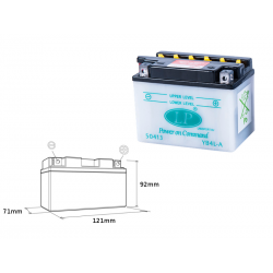Landport, akumulátor YB4L-A 12V 4Ah 121x71x93 (4)