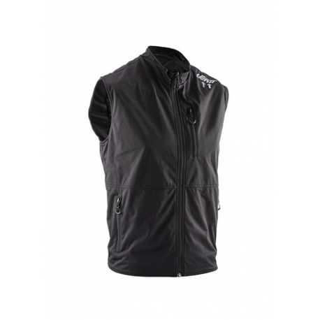 Leatt, vesta Racevest Black, černá barva, velikost M