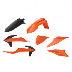 Polisport, sada plastů, KTM EXC/EXC-F '20-'21 barva OEM (oranžová/černá)