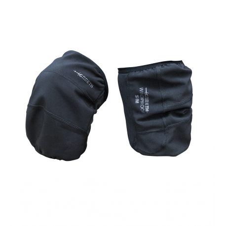 Gareth, větruodolné návleky na kolena, barva černá, velikost L/XL