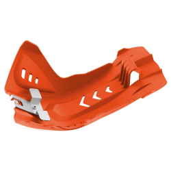 Polisport, kryt pod motor Fortress Skid Plate, KTM EXC 250/300 `20-21, oranžová barva