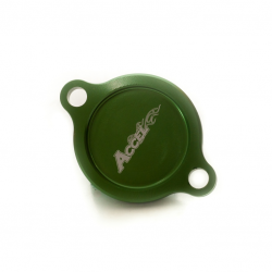 Accel, víko olejového filtru, Kawasaki KXF 250 '05-20 ZELENÁ BARVA