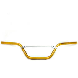 Accel, alu řidítka s hrazdou (22,2mm) ATV vysoká, zlatá barva (šířka 770mm, výška 160mm)
