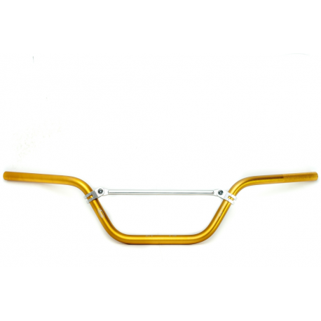Accel, alu řidítka s hrazdou (22,2mm) ATV vysoká, zlatá barva (šířka 770mm, výška 160mm)