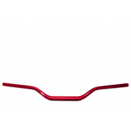 Accel, alu řidítka (28,6mm) TAPER MX typ KTM SX (7075-T6) ERGAL, červená barva (šířka 808mm, výška 95mm)
