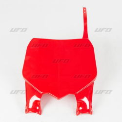 UFO, přední číslová tabulka, Honda CRF 250R/RX '10-'13 červená barva