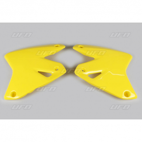 UFO, kryty chladičů, Suzuki DRZ 400E '00-'20 žlutá barva