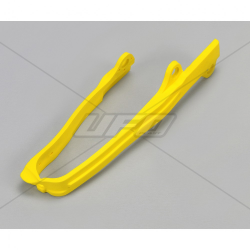 UFO, chránič zadní vidlice (slider řetězu) Suzuki RMZ 250 '10-'18 žlutá barva
