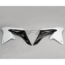 UFO, kryty chladičů, Suzuki RMZ 250 '10-'18 barva bílá/černá