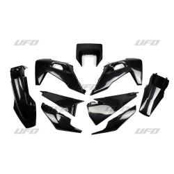 UFO, sada plastů, Husqvarna TE/TX/FE '20 černá barva (HU623E001)