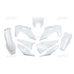 UFO, sada plastů, Husqvarna TE/TX/FE '20 bílá barva (HU623E041)