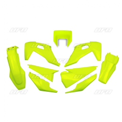 UFO, sada plastů, Husqvarna TE/TX/FE '20 žlutá barva FLUO (HU623DFLU)