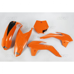 UFO, sada plastů, KTM SX 85 '13-'17 oranžová barva (KT514E127)