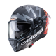 Caberg integrální přilba, model Drift Evo Storm, černá matná červená fluo/oranžová