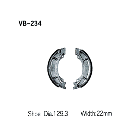 Vesrah, brzdové čelisti Yamaha YZ 125 '84, YZ 250 '82-84, YZ 465 '80-82, YZ 490 '82-84, IT 250 '84, IT 465 '81-82, IT 490 '82-8