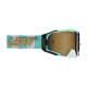 Leatt, brýle Velocity 6.5 IRIZ Goggle ICE LENS BRONZE UC 68% -, barva tyrkysová/bílá, bronzové zrcadlové sklo