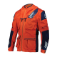 Leatt, bunda Moto 5.5 Enduro, oranžová/granátová, velikost M