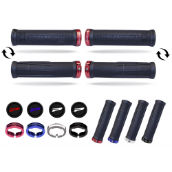Progrip, gripy PG995 ATV / JET SKI / MTB (22+22mm, dél. 120mm), černá barva, se systémem Lock On (995-357) (995-107)