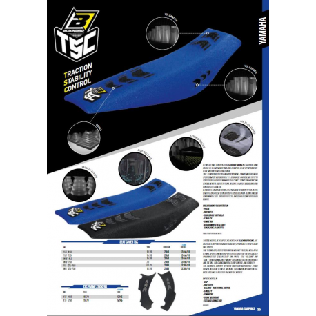 Blackbird, potah sedla, (TSC) Yamaha YZF 250 19-20, YZF 450 18-20, WRF 250 20, WFR 450 19-20