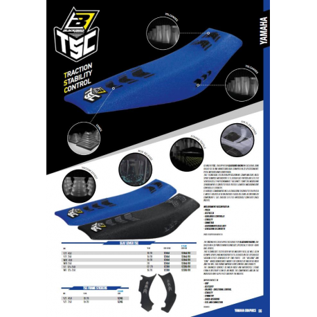 Blackbird, potah sedla, (TSC) Yamaha YZF 250 19-21, YZF 450 18-21, WRF 250 20-21, WR 450F 19-21